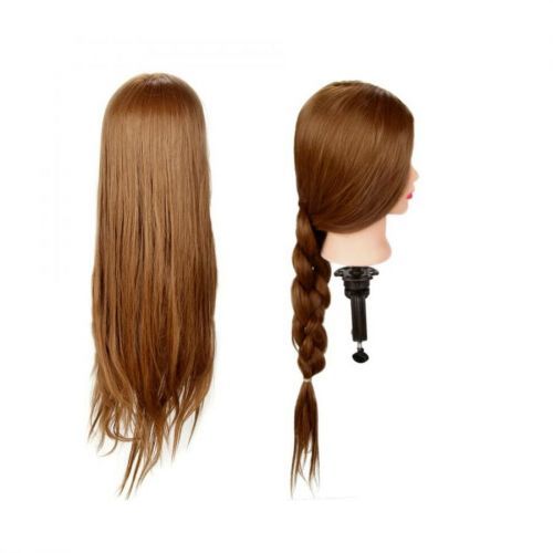 26'' Salon Hairdressing Makeup Training head Hairdressing Doll + Clamp