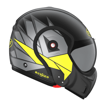 ROOF BoXXer Hawk Mat Black Yellow Modular Helmet XS