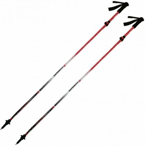 Rock Experience Alu Fly Z Trekking Trail Running Poles Bright White/Chines Red