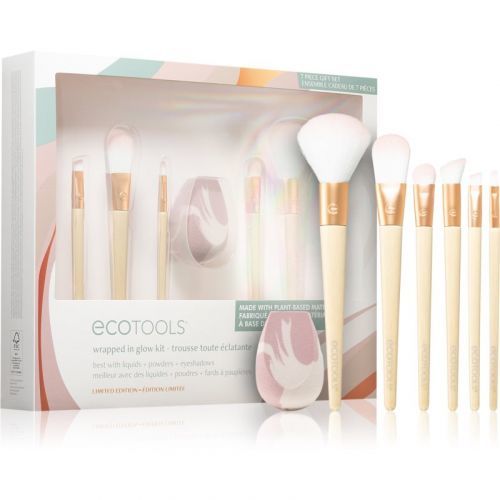 EcoTools Glow Collection Wrapped in Glow Brush Set (For Perfect Look)