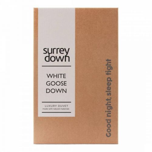 White Goose Down 9 King Duvet