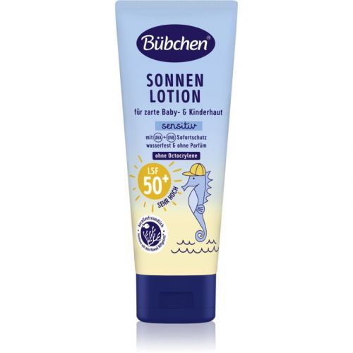 Bübchen Sensitive Sun Lotion SPF 50+ Protective Sunscreen Lotion for Kids SPF 50+ 100 ml