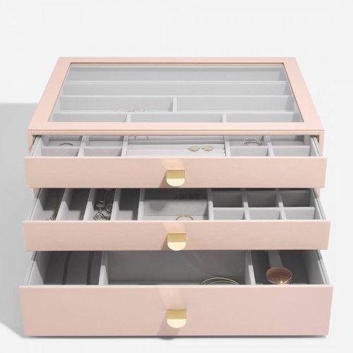 Blush Pink Supersize Jewellery Box (with drawers)