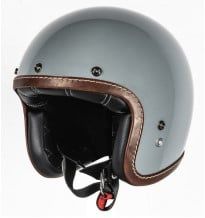Helstons Brave Carbon Fiber Gray Jet Helmet S