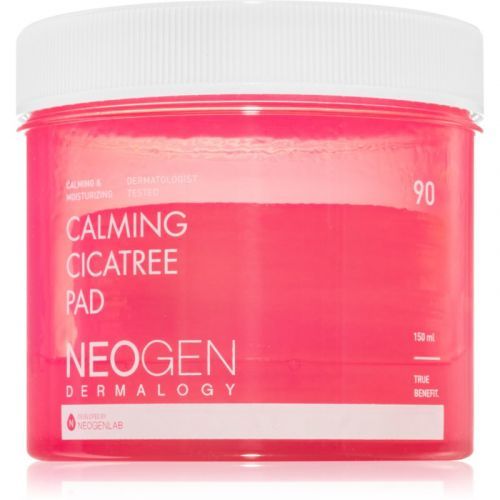 Neogen Dermalogy Calming Cicatree Pad Cotton Pads for Makeup Removal and Skin Cleansing with Soothing Effects 90 pc