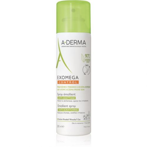A-Derma Exomega Control Fortifying Moisturiser for Protective Barrier of Sensitive and Atopic Skin in Spray 200 ml