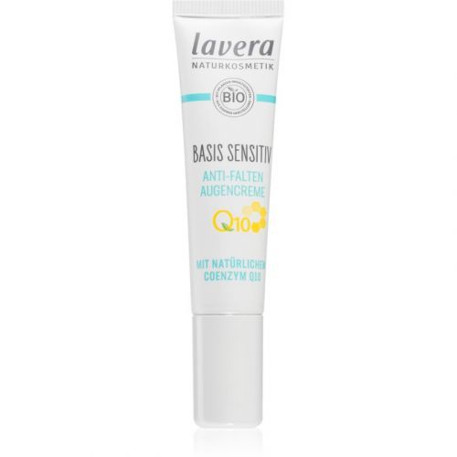 Lavera Basis Sensitiv Q10 Eye Cream against Eye Bags and Wrinkles With Coenzyme Q10 15 ml