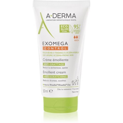 A-Derma Exomega Control Moisturising Cream For Very Dry Sensitive And Atopic Skin