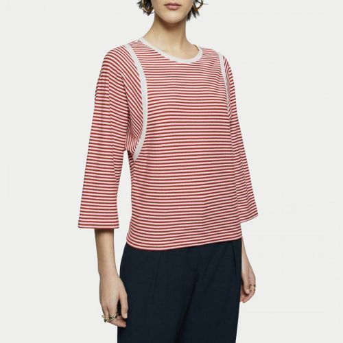 Red Striped Cotton Top