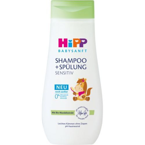 Hipp Babysanft Sensitive Shampoo And Conditioner for Children from Birth 200 ml
