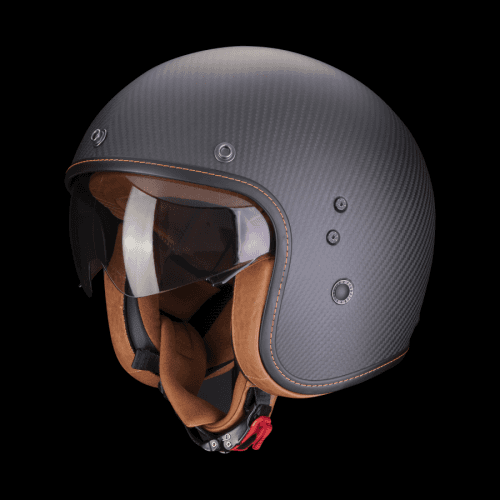 Scorpion Belfast Carbon Evo Matt Black Jet Helmet S