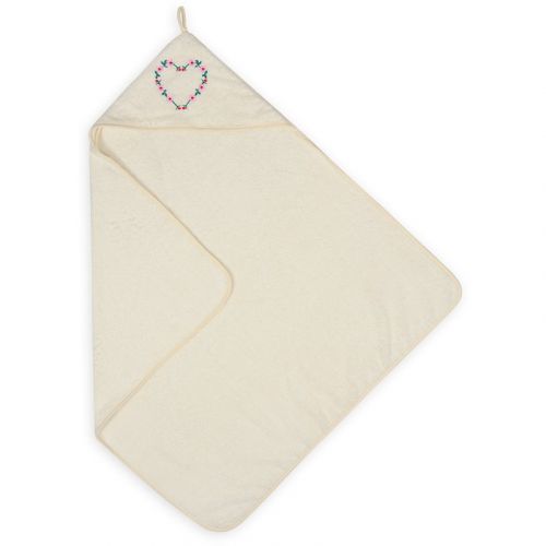 Babymatex Robin towel with hood White 80x80 cm
