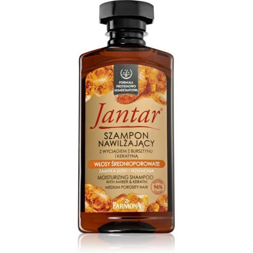 Farmona Jantar Medium Porosity Hair Moisturizing Shampoo With Keratin 330 ml