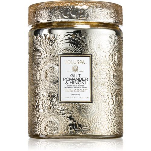 VOLUSPA Japonica Holiday Gilt Pomander & Hinoki scented candle 510 g