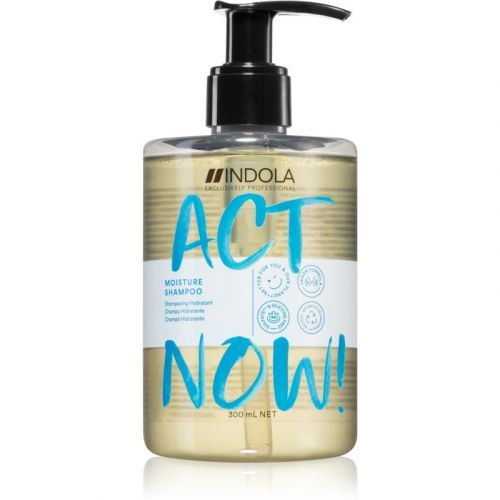Indola Act Now! Moisture Moisturizing Shampoo for Hair 300 ml
