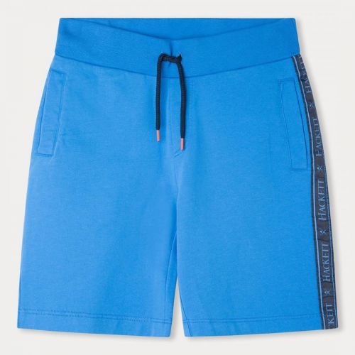 Boys Blue Cotton Jogger Shorts