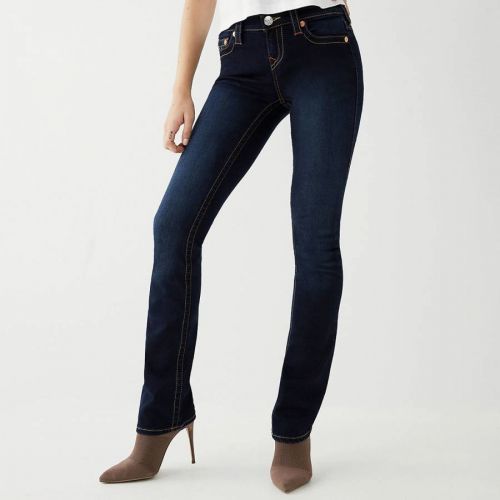 Dark Blue Billie Straight Stretch Jeans