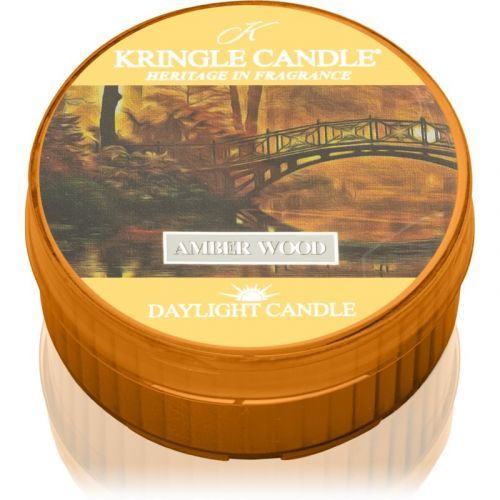 Kringle Candle Amber Wood tealight candle 42 g
