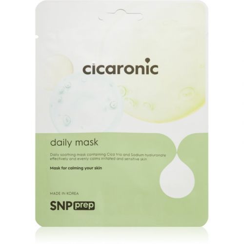 SNP Prep Cicaronic Calming Face Sheet Mask For Dry And Damaged Skin 20 ml