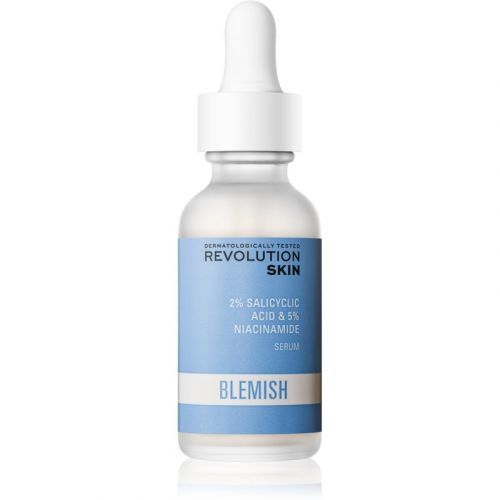 Revolution Skincare Blemish 2% Salicylic Acid & 5% Niacinamide Soothing Serum for Problematic Skin, Acne 30 ml