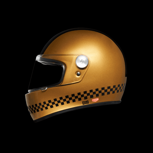 Nexx X.G100 R Finish Line Gold Black Full Face Helmet XS