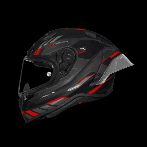 Nexx X.R3R Precision Black Red Matt Full Face Helmet S