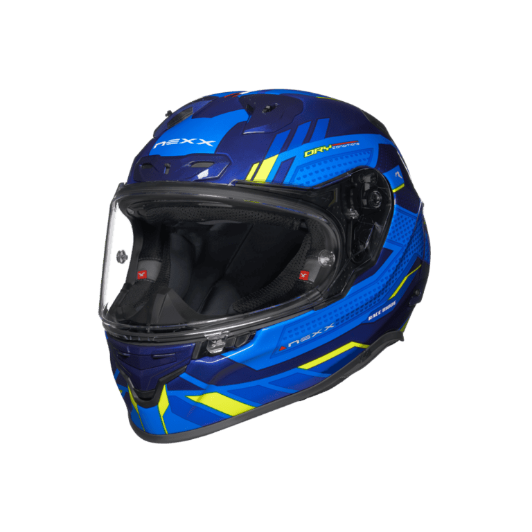 Nexx X.R3R Precision Blue Neon Full Face Helmet XS