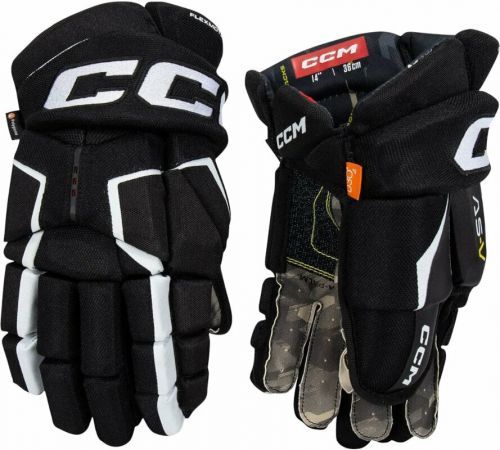 CCM Hockey Gloves Tacks AS-V SR 15 Black/White