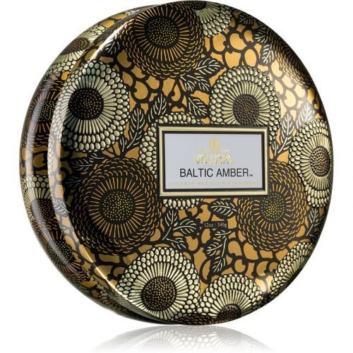 VOLUSPA Japonica Baltic Amber scented candle in tin 340 g