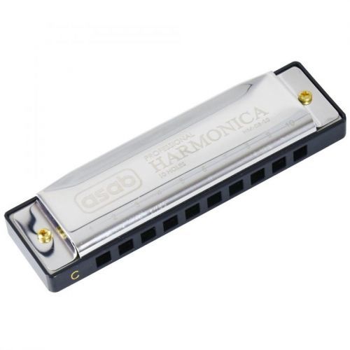 Classic Metal Harmonica 10 Holes C-Tuned Mouth Organ Musical Instruments Toy
