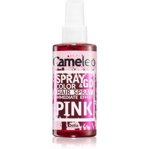 Delia Cosmetics Cameleo Spray & Go Colour Spray for Hair Shade PINK 150 ml