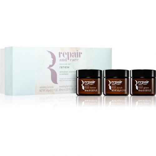 The Somerset Toiletry Co. Repair and Care Pedicure Set Renew Gift Set Peppermint, Rosemary & Lavender (for Legs)