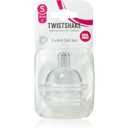 Twistshake Anti-Colic Teat baby bottle teat Small 0m+ 2 pc