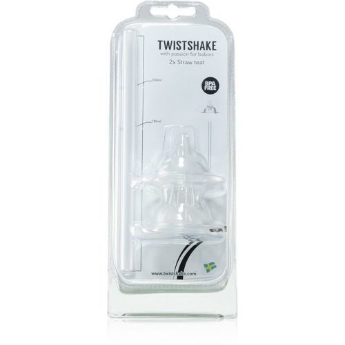 Twistshake Straw Teat baby bottle teat with straw 2 pc