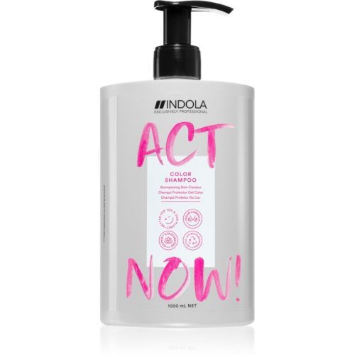 Indola Act Now! Color Radiance Shampoo For Color Protection 1000 ml