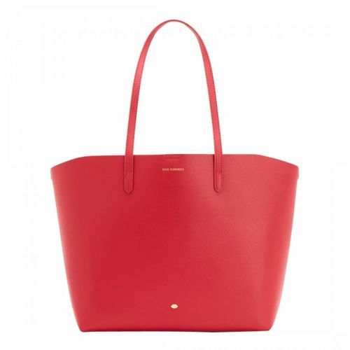 Classic Red Large Lip Pin Ivy Tote