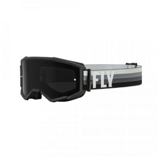 FLY Racing Zone Goggle Black Grey W Dark Smoke Lens