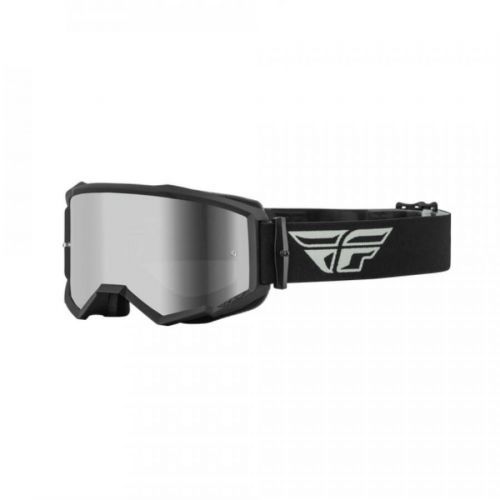 FLY Racing Zone Goggle Grey Black W Silver Mirror Smoke Lens