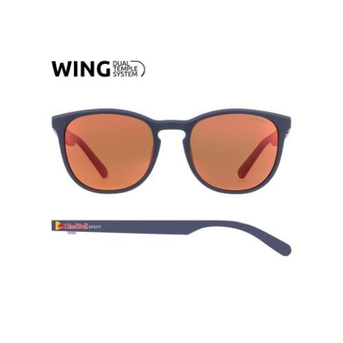 Spect Red Bull Steady Sunglasses Blue Brown Red Mirror Pol (Steady-002P)