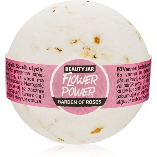Beauty Jar Flower Power Effervescent Bath Bomb With The Scent Of Roses 150 g