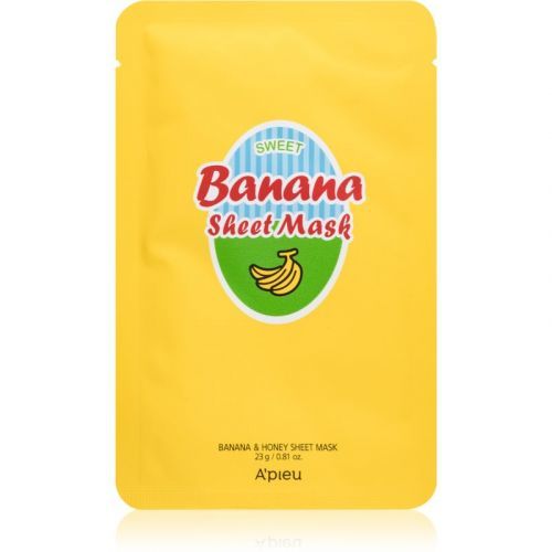 A'pieu Banana nourishing face sheet mask with Brightening and Smoothing Effect 23 g