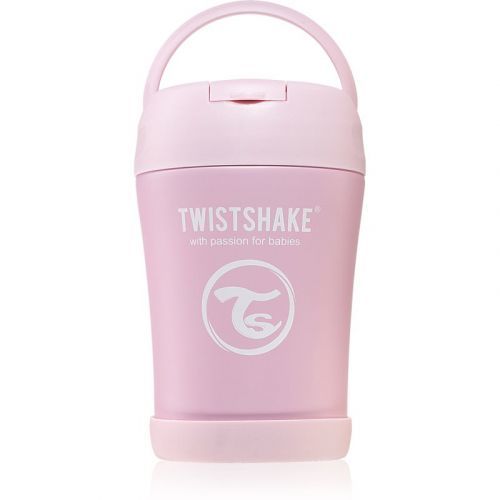 Twistshake Stainless Steel Food Container thermos for eating Pink 350 ml