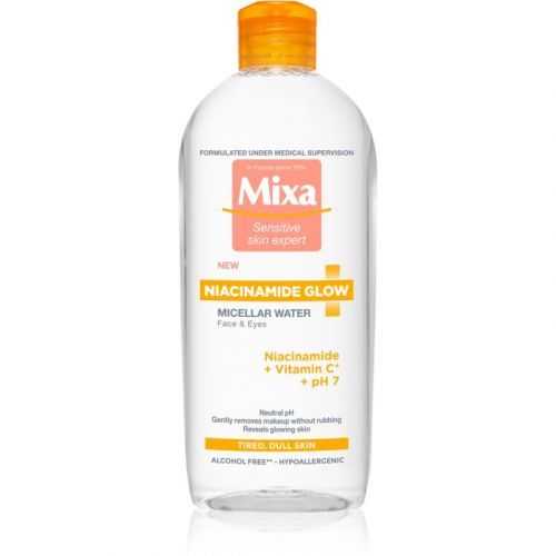 MIXA Niacinamide Glow Micellar Water with Brightening Effect 400 ml