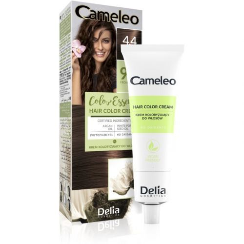 Delia Cosmetics Cameleo Color Essence Hair Color In Tube Shade 4.4 Spicy Brown 75 g