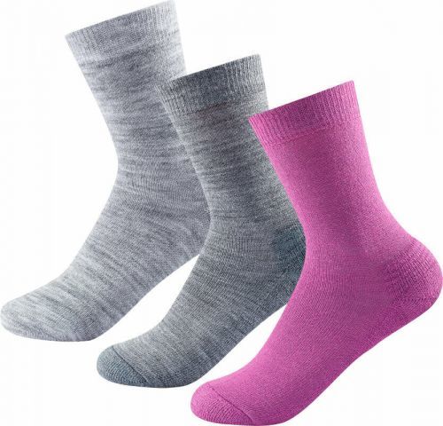 Devold Socks Daily Merino Medium Sock 3 Pack Woman Anemone Mix 36-40