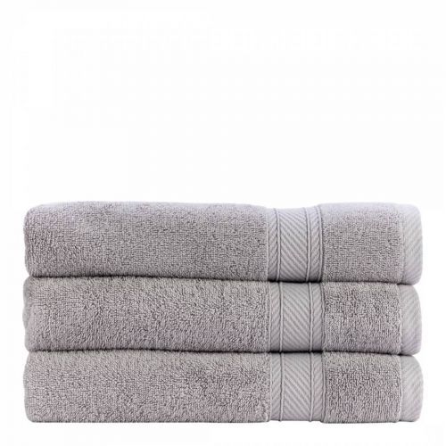 Serenity Pair of Hand Towels Dove Grey