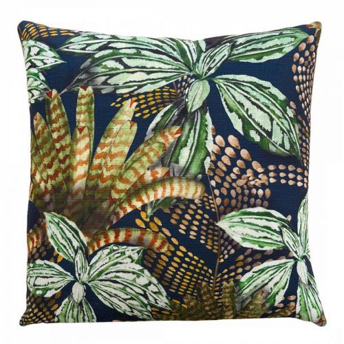 Mogori Abstract Leaves 43x43cm Cushion Green