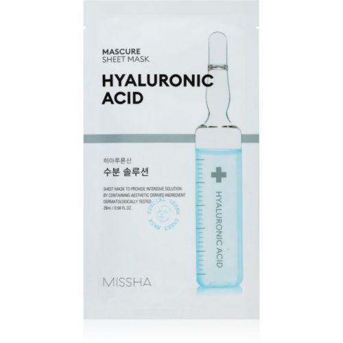 Missha Mascure Hyaluronic Acid Moisturising face sheet mask 28 ml