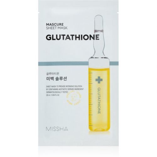 Missha Mascure Glutathione Brightening Face Sheet Mask 28 ml