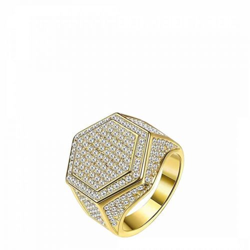 18k Men's Cz Ring